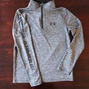 Like New Under Armour Boys Quarter Zip Pullover -M